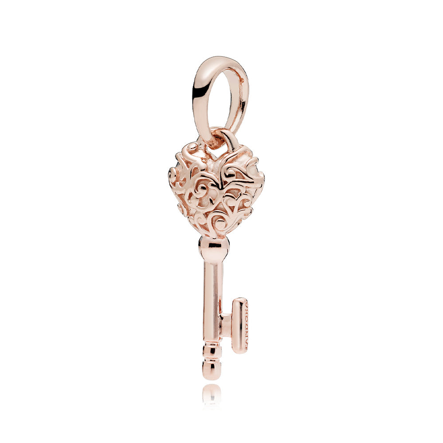 Charm Pandora Original para Mujer Bead Rose Gold key 387725 Oro rosa 1