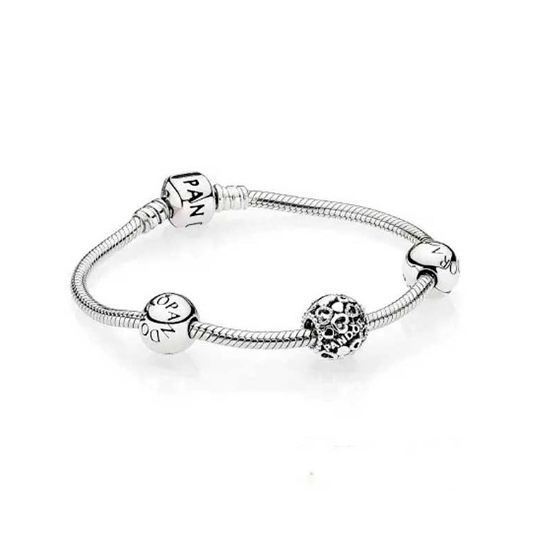 Charm Dije Pandora Original para Mujer 796461 Corazones Plateados Plata 925 5