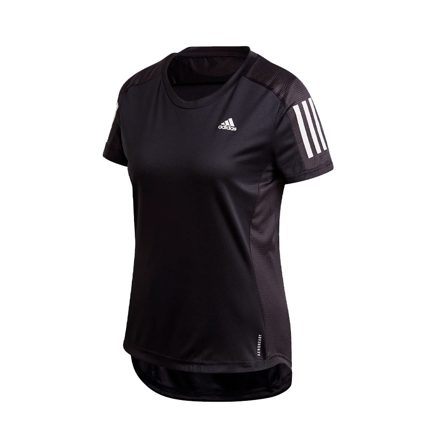 Polo deportivo Adidas Original FS9830 The Run Color Negro Para Mujer Talla XS 6