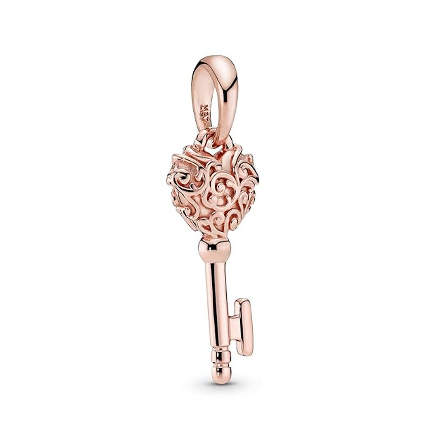Charm Pandora Original para Mujer Bead Rose Gold key 387725 Oro rosa 2