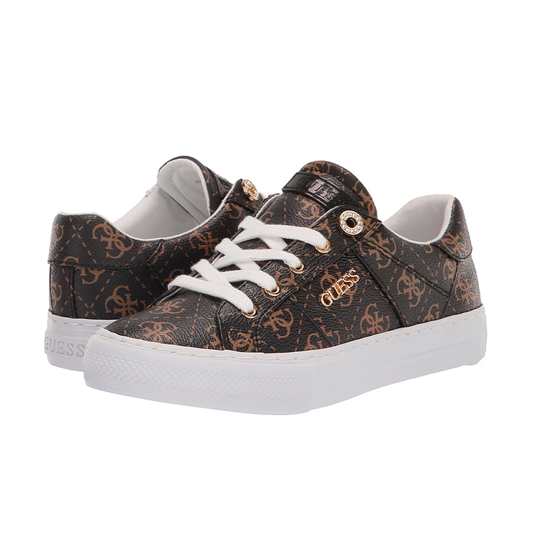 Zapatillas Guess Loven Original Color Marron Unisex Talla 38.5 6