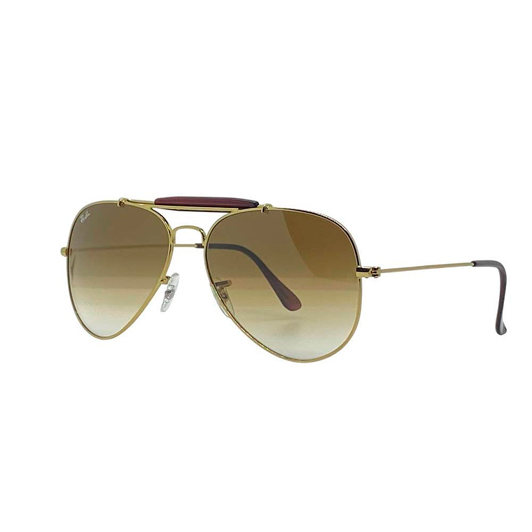 Lentes de Sol Ray Ban Outdoorsman Rainbow II RB3407 001/51 Color Dorado Talla Única 1