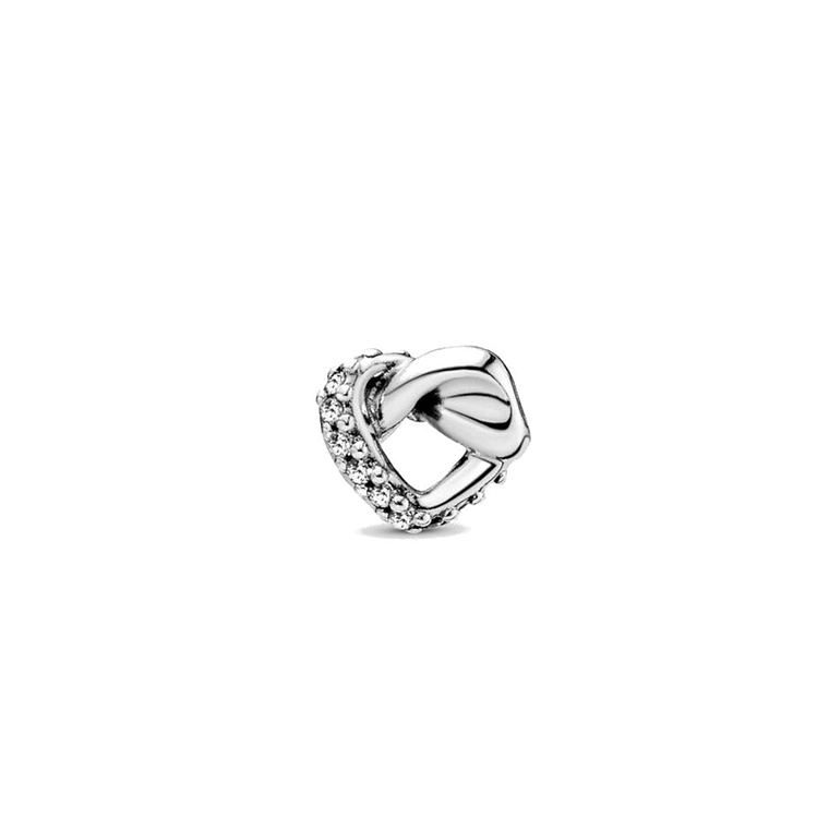 Aretes Pendientes Pandora Corazones Anudados 298019CZ Plata 925 2