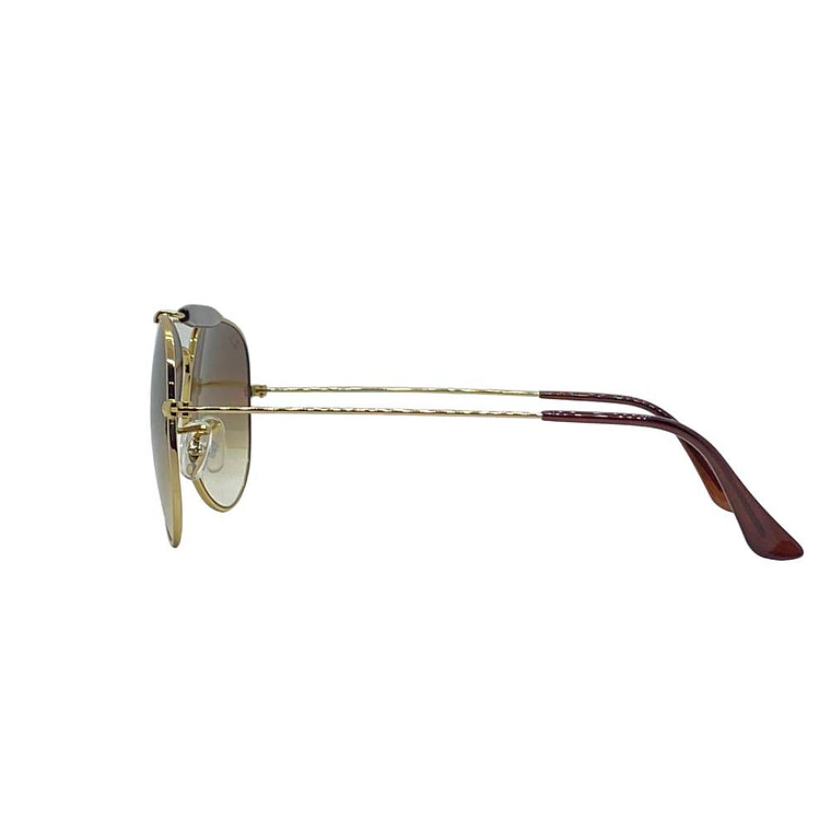 Lentes de Sol Ray Ban Outdoorsman Rainbow II RB3407 001/51 Color Dorado Talla Única 2