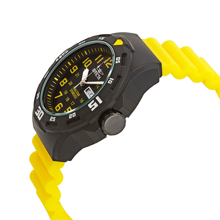 Reloj Analógico Invicta 25328 Coalition Forces Original Color Amarillo para Hombre 3