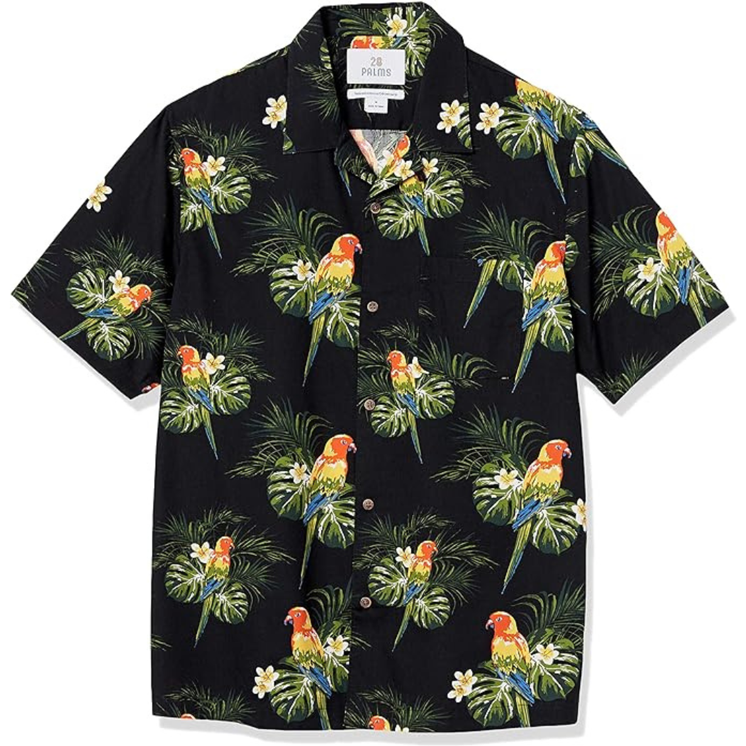 Camisa Hawaiana Tropical 28 Palms Original Talla XS 1
