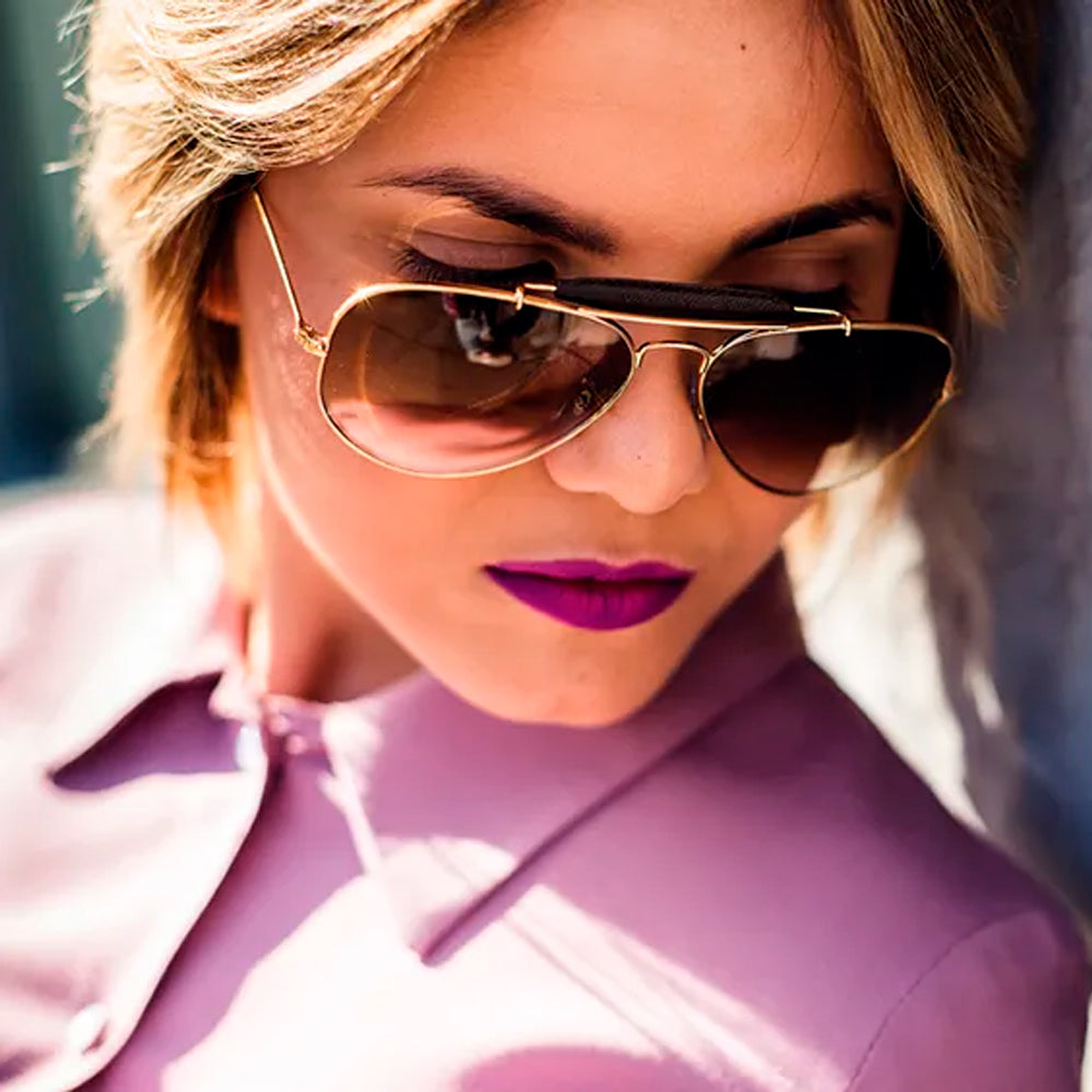 Lentes de Sol Ray Ban Outdoorsman Rainbow II RB3407 001/51 Color Dorado Talla Única 5