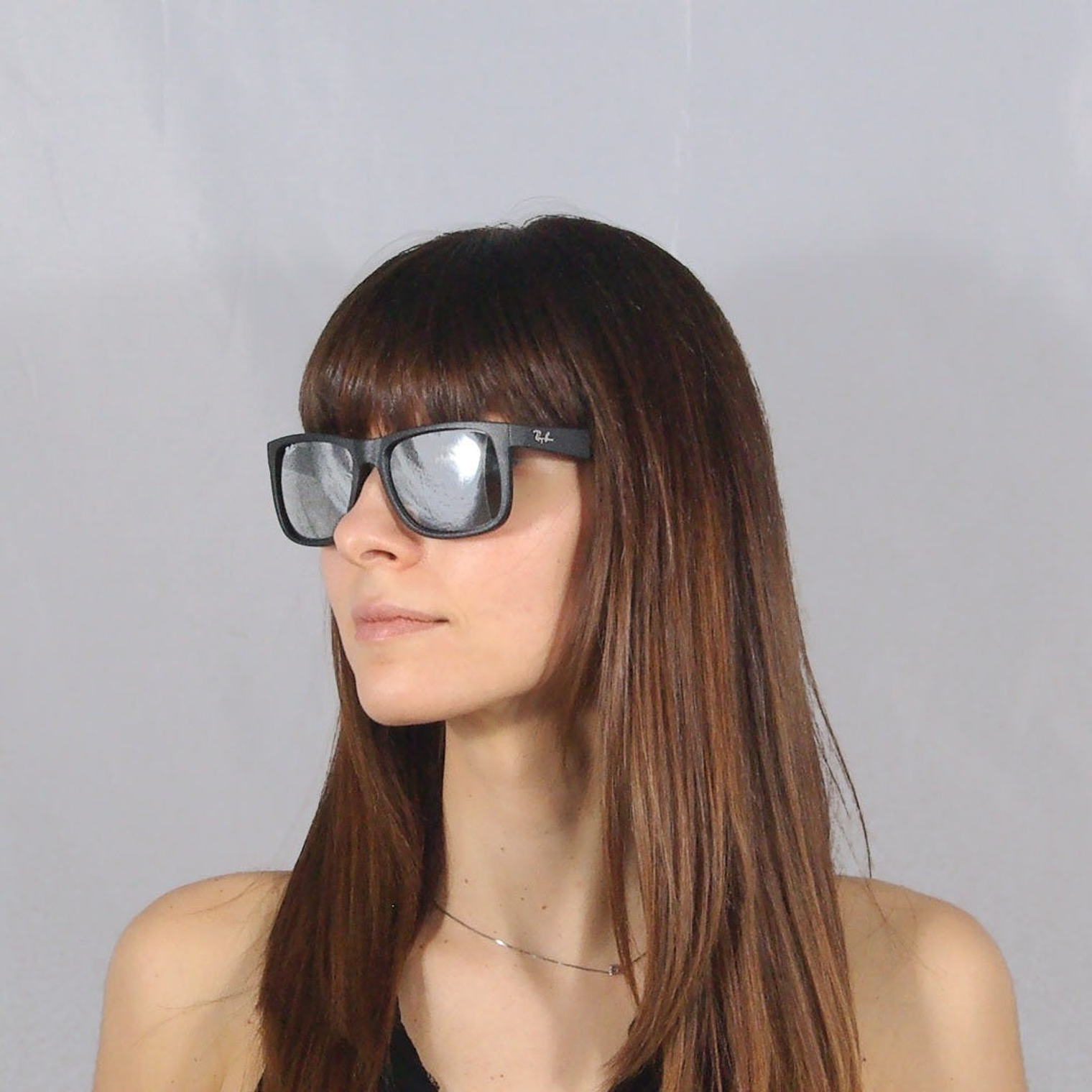 Lentes de Sol Ray Ban Wayfarer Justin RB4165 622/6G Color Negro Talla 54mm 6