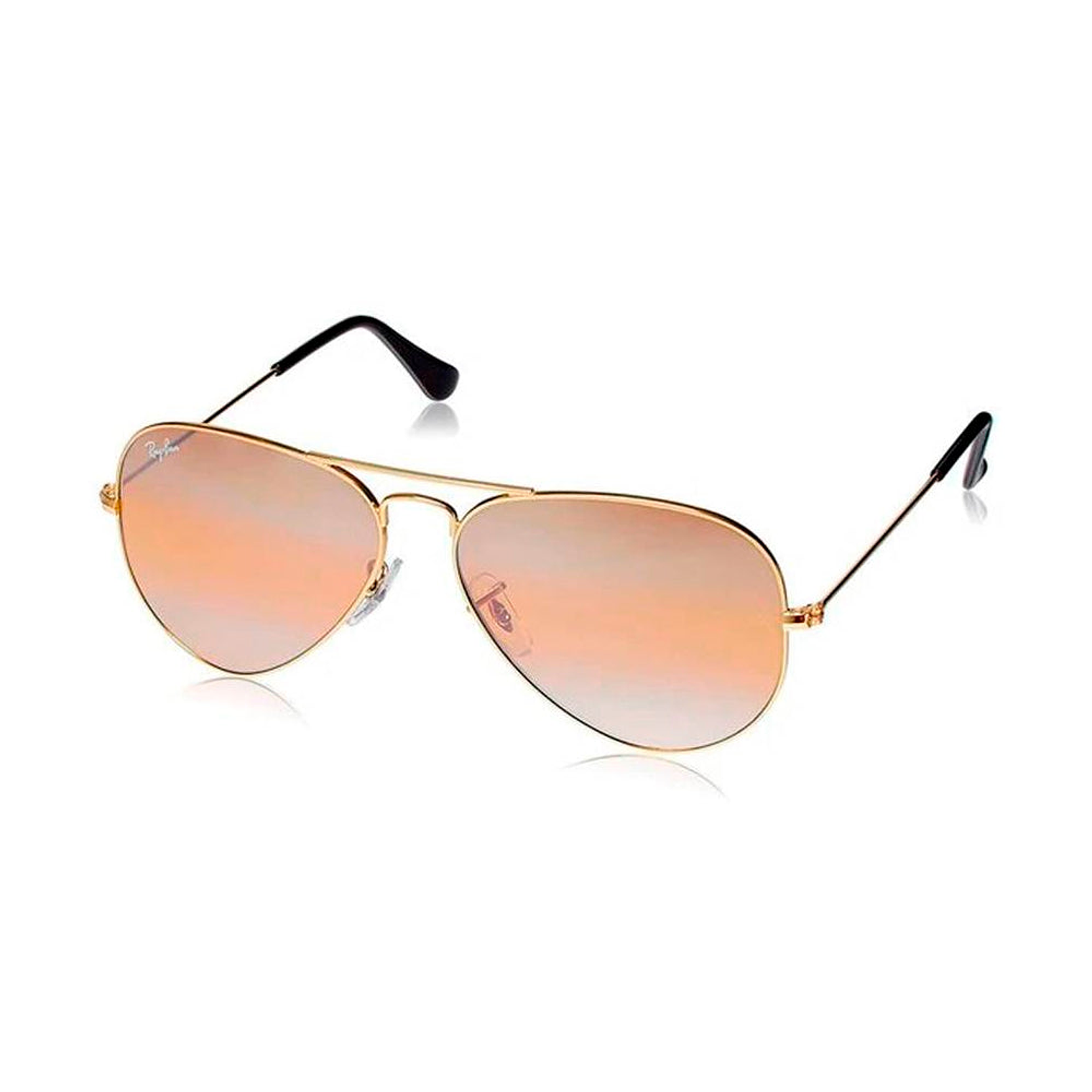 Lentes de Sol Ray Ban Aviador RB3025 001/4F Marron Semi Espejado 58mm  1