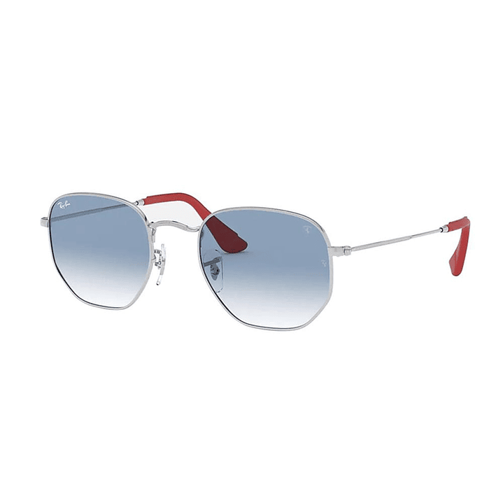 Lentes de Sol Ray Ban Hexagonal RB3548NM F001/30 Scuderia Ferrari Collection Espejado 1