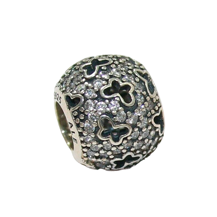 Charm Dije Pandora Original para Mujer 791482CZ Mariposas Revoloteando Plata s925 3