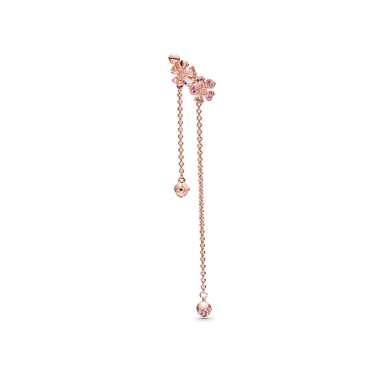Aretes Pendientes Pandora Rose Colgantes de Flor de Durazno 288089NCCMX Plata 925 2