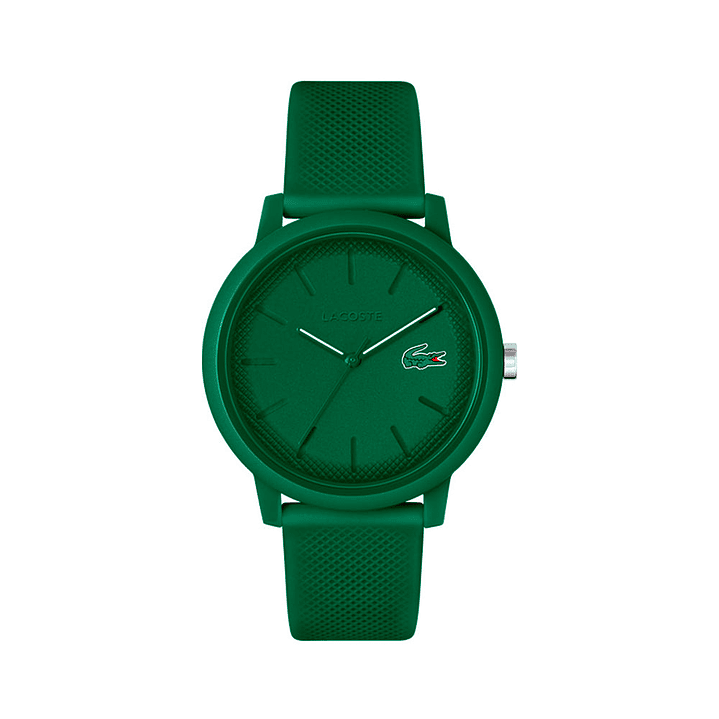 Reloj Analogo Lacoste Original 2011170 Color Verde con Correa de Silicona para Hombre 1