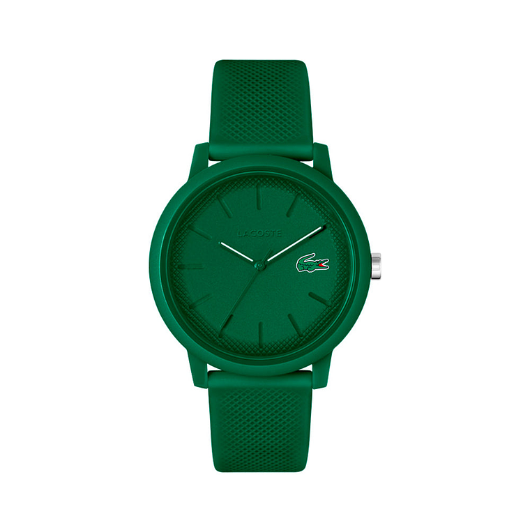 Reloj Analogo Lacoste Original 2011170 Color Verde con Correa de Silicona para Hombre 1