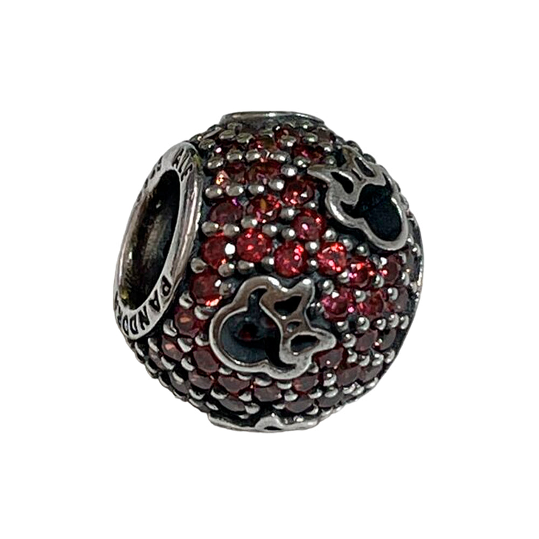 Charm Dije Pandora Original para Mujer 791584CZR Siluetas de Minnie Plata 925 3