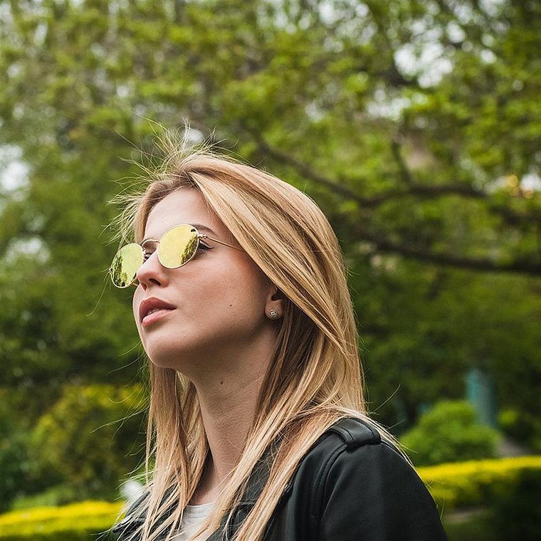 Lentes de Sol Ray Ban Espejado RB3547N 001/93 Color Dorado Talla 51mm 4