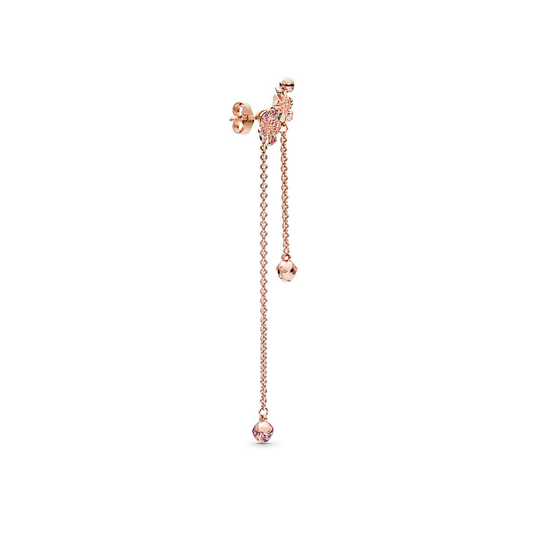 Aretes Pendientes Pandora Rose Colgantes de Flor de Durazno 288089NCCMX Plata 925 3