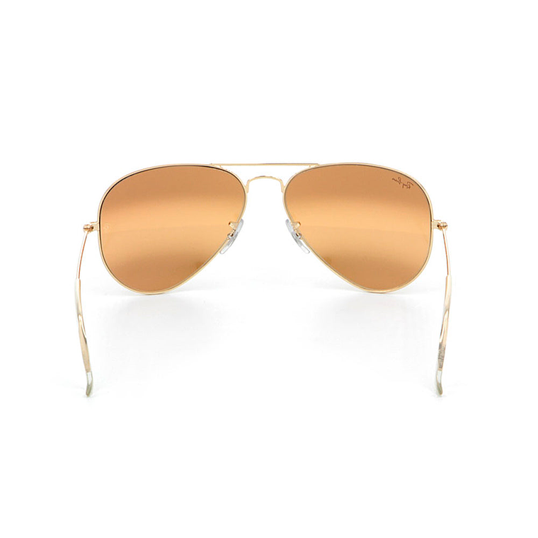 Lentes de Sol Ray Ban Aviador RB3025 001/4F Marron Semi Espejado 58mm  4