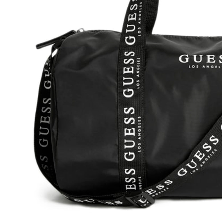 Bolso de Hombro Guess DX21078 Original En Lona Color Negro 4