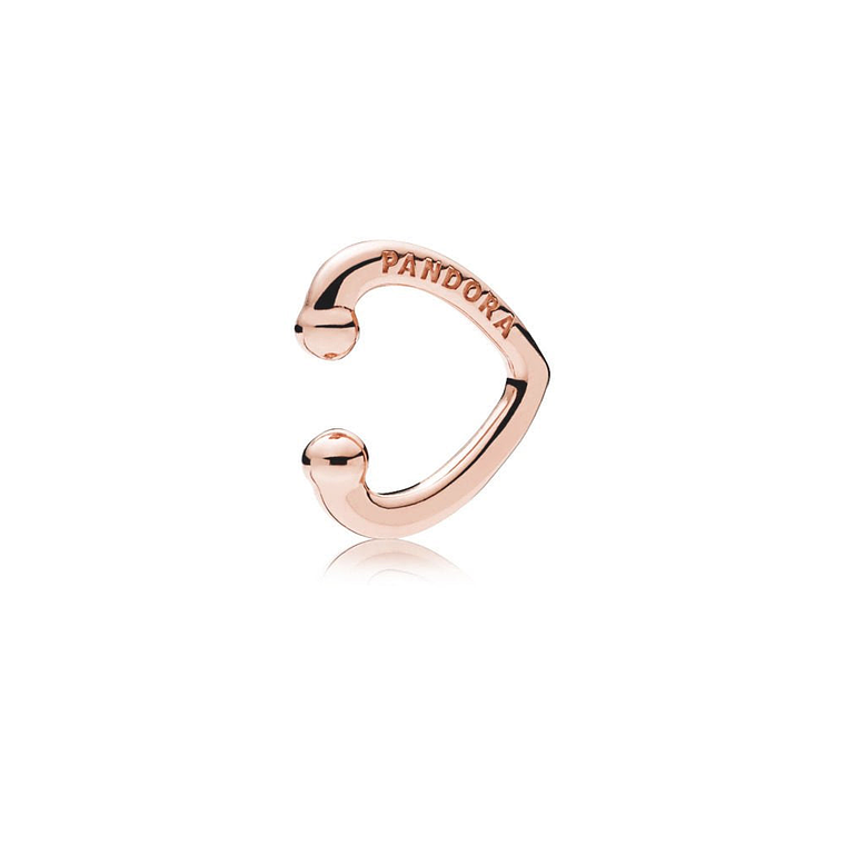 Aretes Pendientes Pandora Rose Estilo Corazon Abierto 287214 Plata 925 2