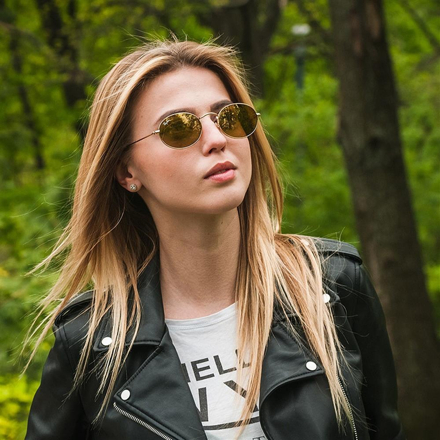 Lentes de Sol Ray Ban Espejado RB3547N 001/93 Color Dorado Talla 51mm 5