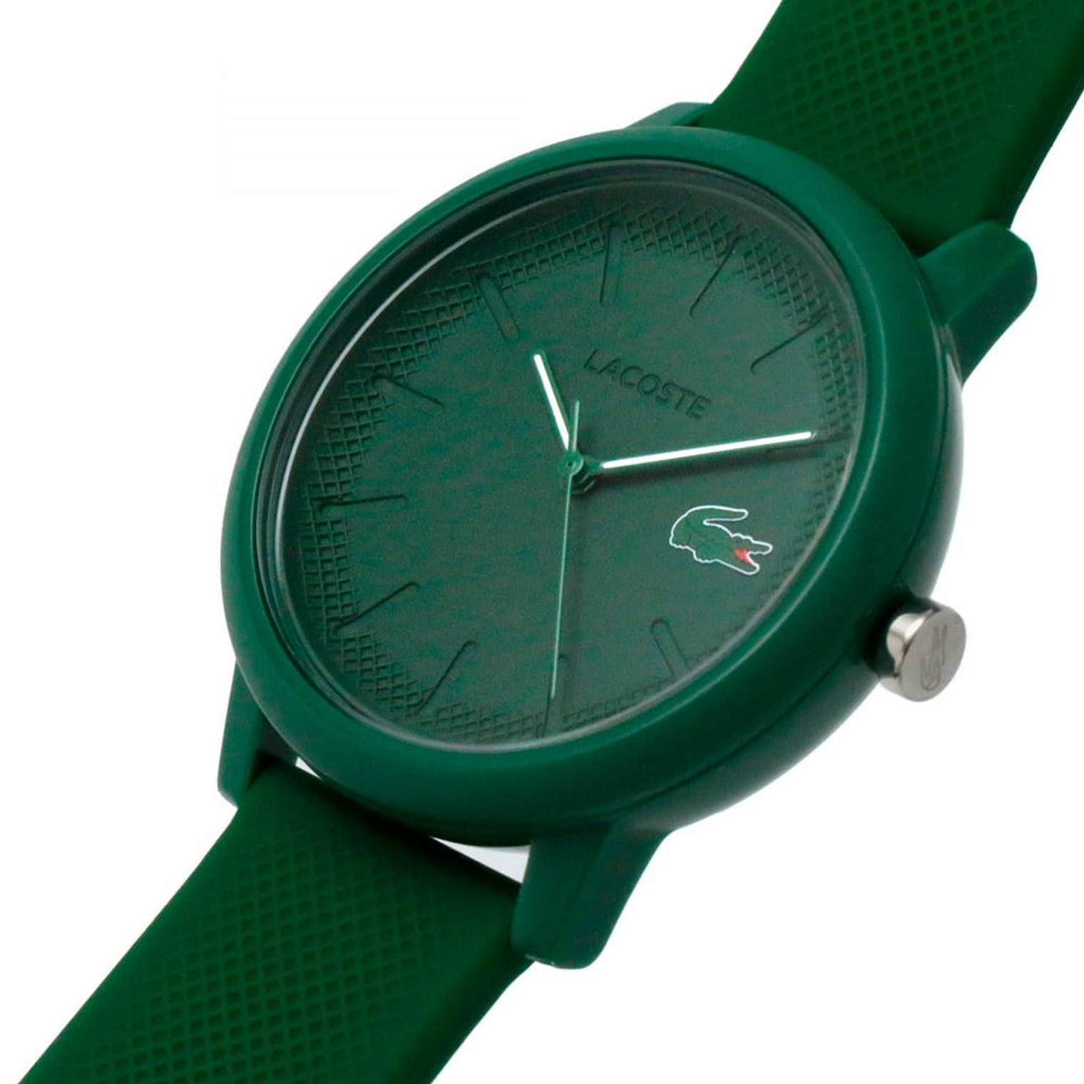 Reloj Analogo Lacoste Original 2011170 Color Verde con Correa de Silicona para Hombre 3