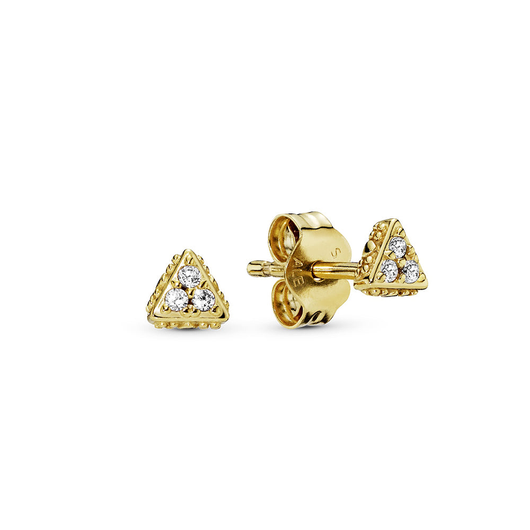 Aretes Pendientes Pandora Triangulo Brillante 268030CZ Plata 925 1