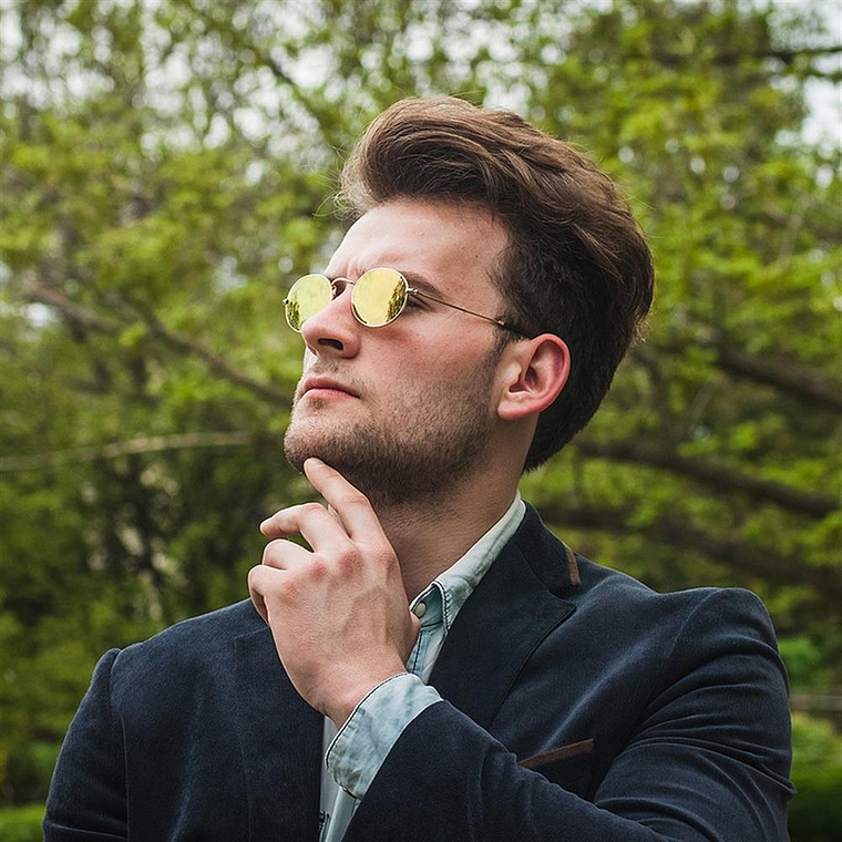 Lentes de Sol Ray Ban Espejado RB3547N 001/93 Color Dorado Talla 51mm 6