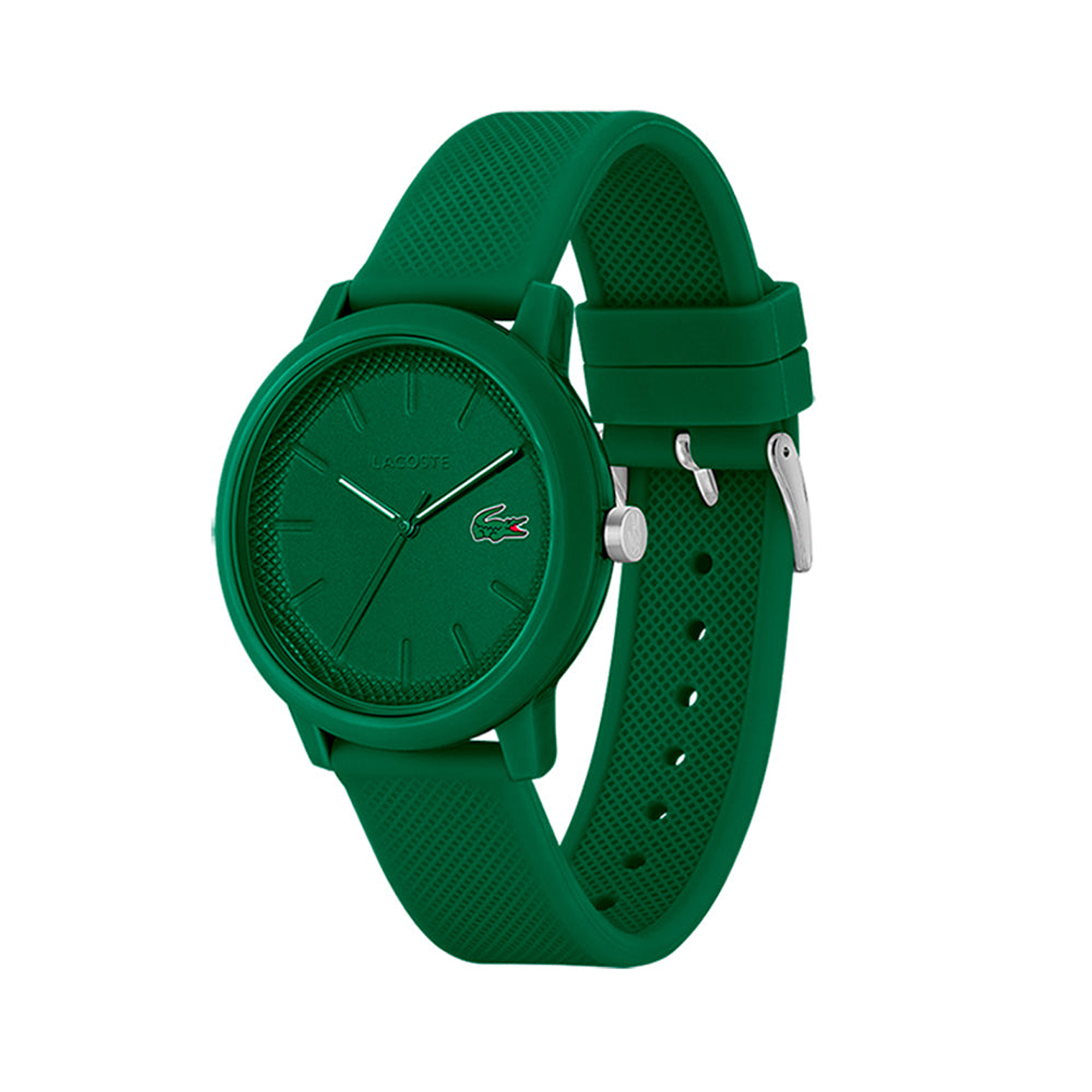 Reloj Analogo Lacoste Original 2011170 Color Verde con Correa de Silicona para Hombre 4