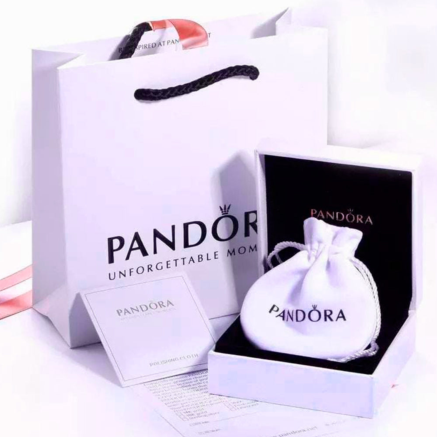 Pulsera Brazalete Pandora en Cuero Marron y Cierre Ajustable Plateado 597225CGT Plata 925 Talla 18cm 6