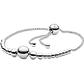 Pulsera Brazalete Deslizante de Hilo de Cuentas Pandora 597749 Plata 925 Talla 18cm - Miniatura 1