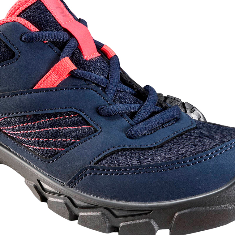 Zapatillas altas Quechua high-top mh - 100 Para Senderismo Color Azul Para Niños Talla 36 4