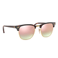 Lentes de Sol Ray Ban Clubmaster RB3016 990/7O Color Rosa Espejado Talla 51mm - Miniatura 5