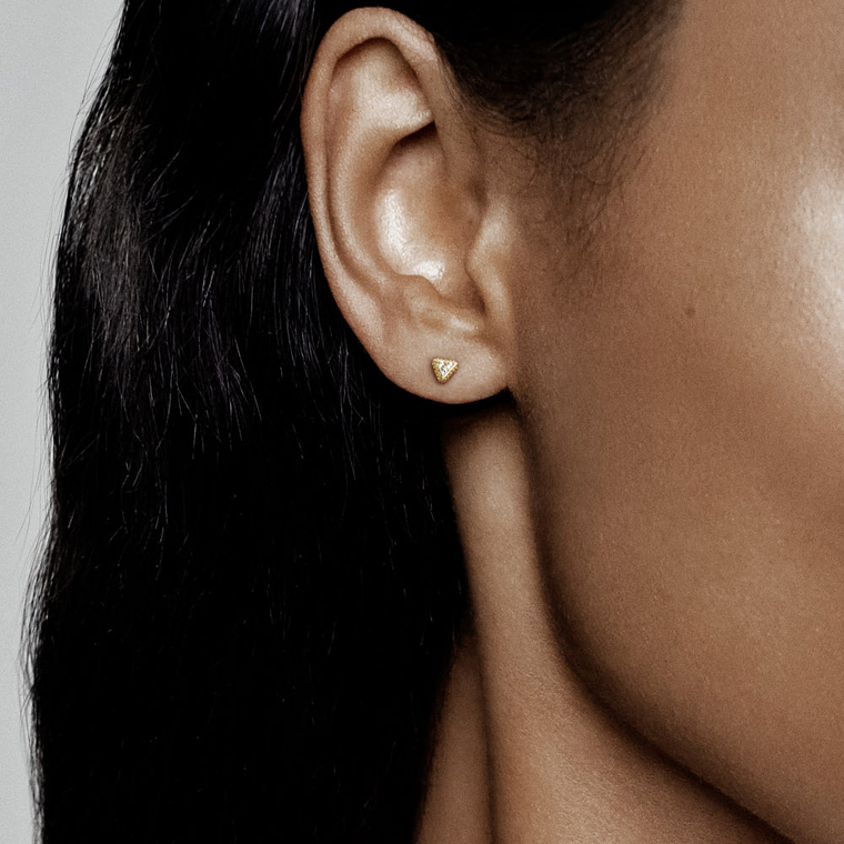 Aretes Pendientes Pandora Triangulo Brillante 268030CZ Plata 925 4