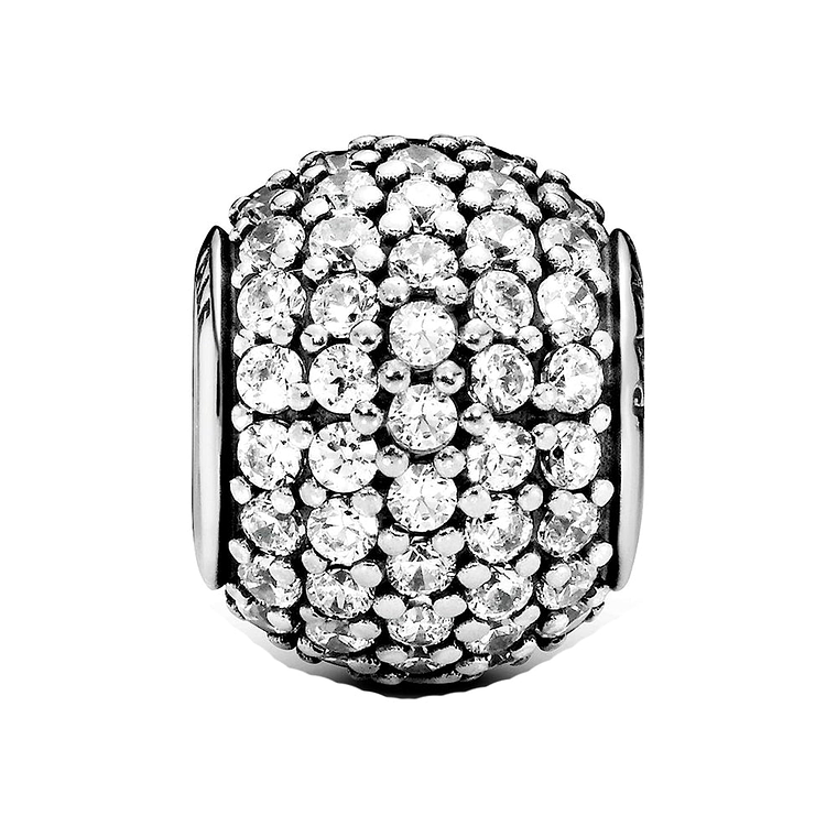 Charm Dije Pandora Original para Mujer 791051CZ Pave Ball Plata 925 2