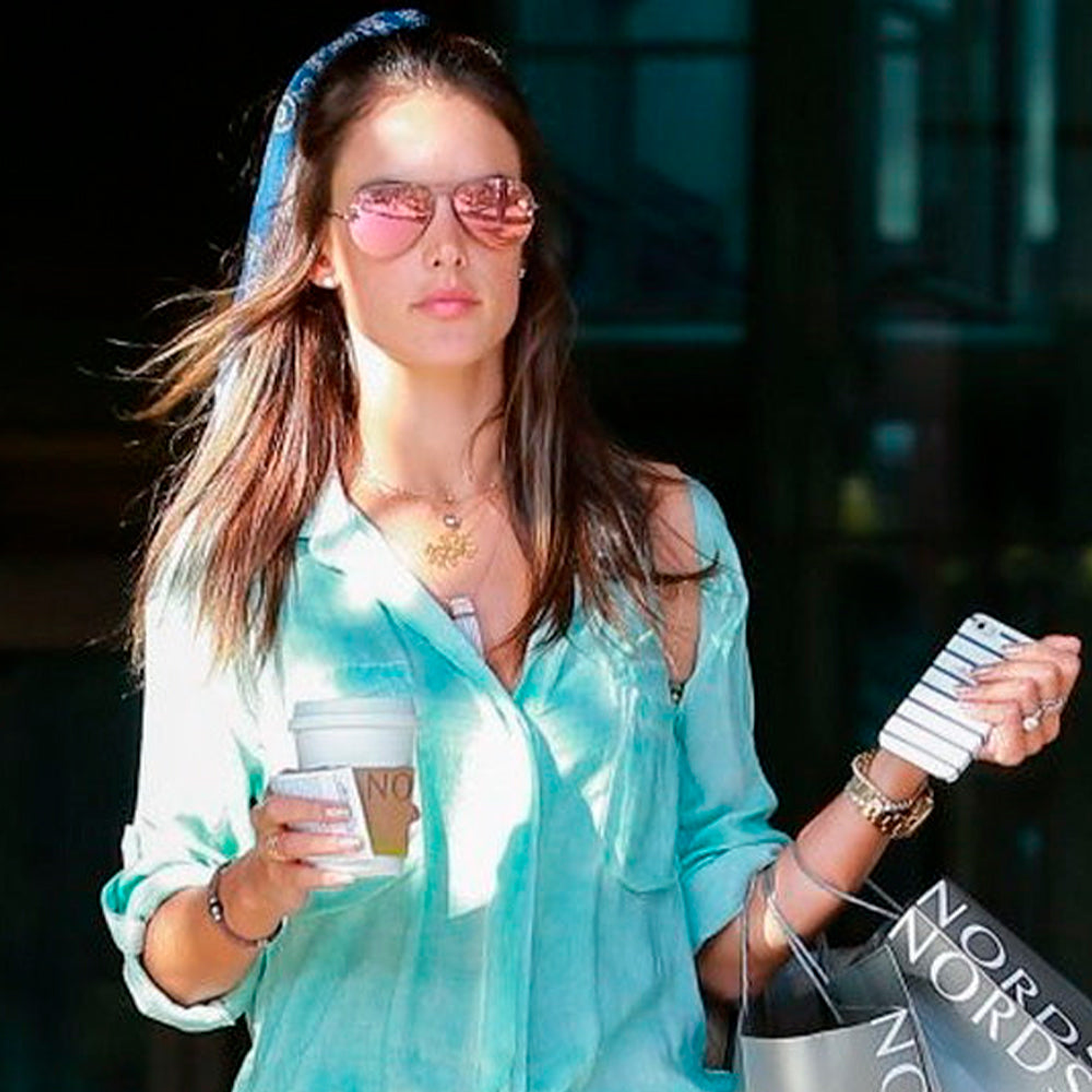 Lentes De Sol Ray Ban Aviador RB3025 019/Z2 Pink Espejado  6