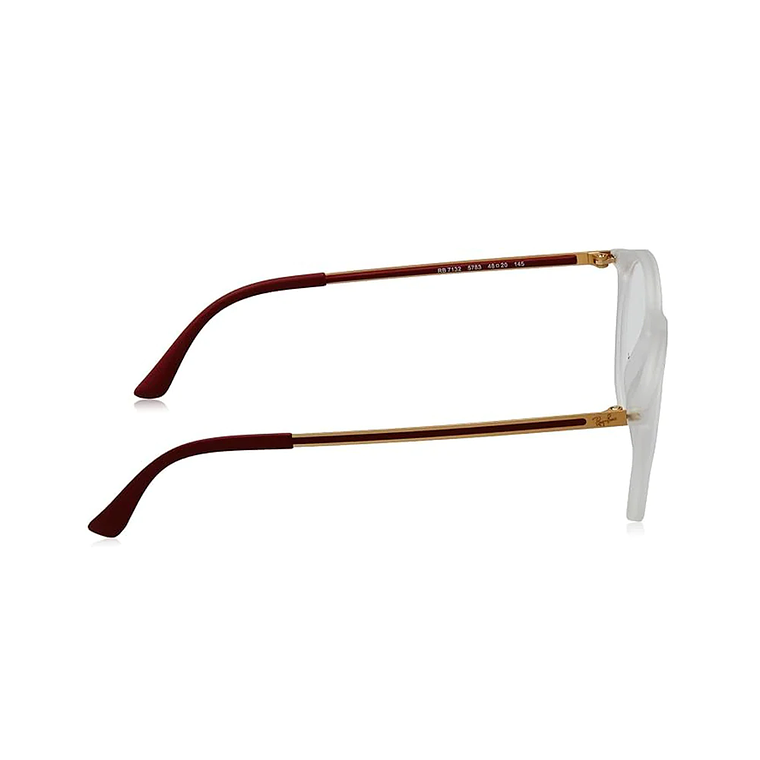 Montura de Lentes de Medida Ray Ban RX71327132 5783 Color Blanco Talla Única 2
