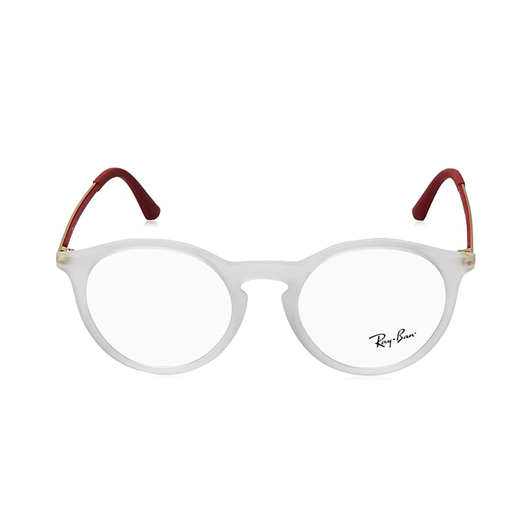 Montura de Lentes de Medida Ray Ban RX71327132 5783 Color Blanco Talla Única 3