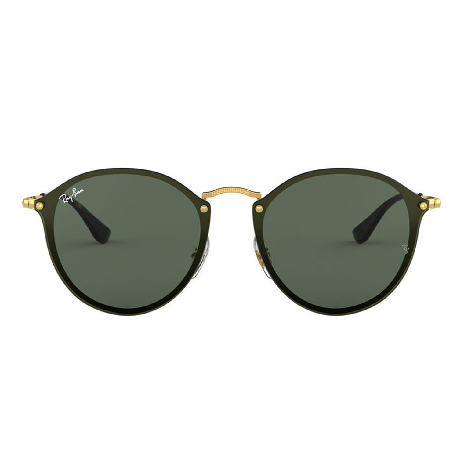 Lentes de Sol Ray Ban Blaze Round RB3574N 001/71 Color Verde Talla 59mm 3
