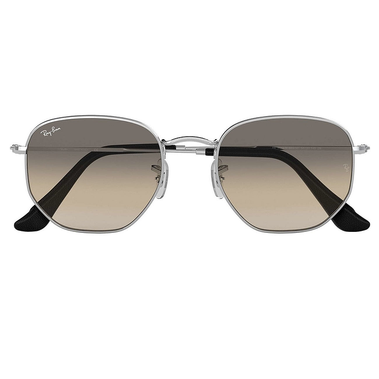 Lentes de Sol Ray Ban Hexagonal Flat RB3548N 003/32 Color Plateado Talla 51mm 3