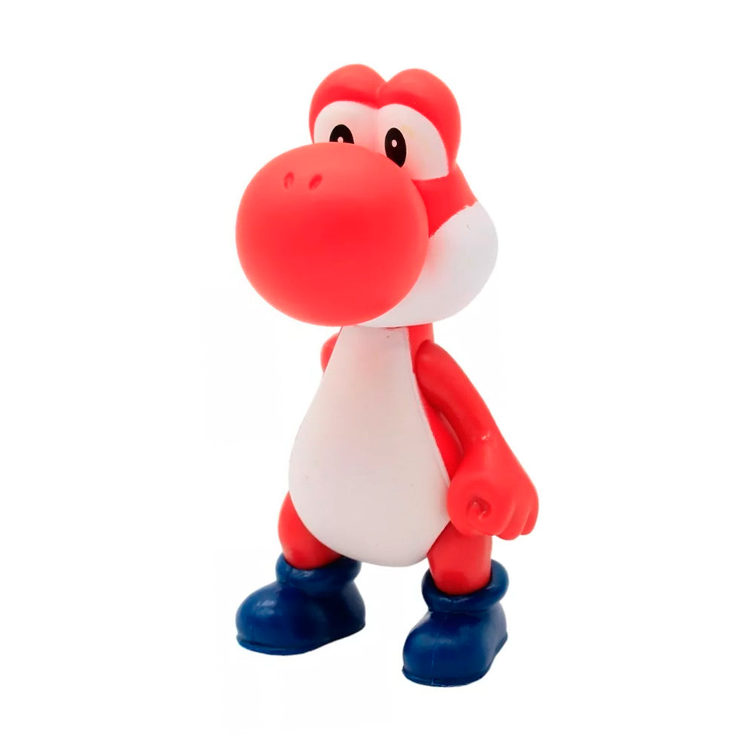 Muñeco Juguete Super Mario Bros - Figura Yoshi Color Rojo Colección 12 cm 2