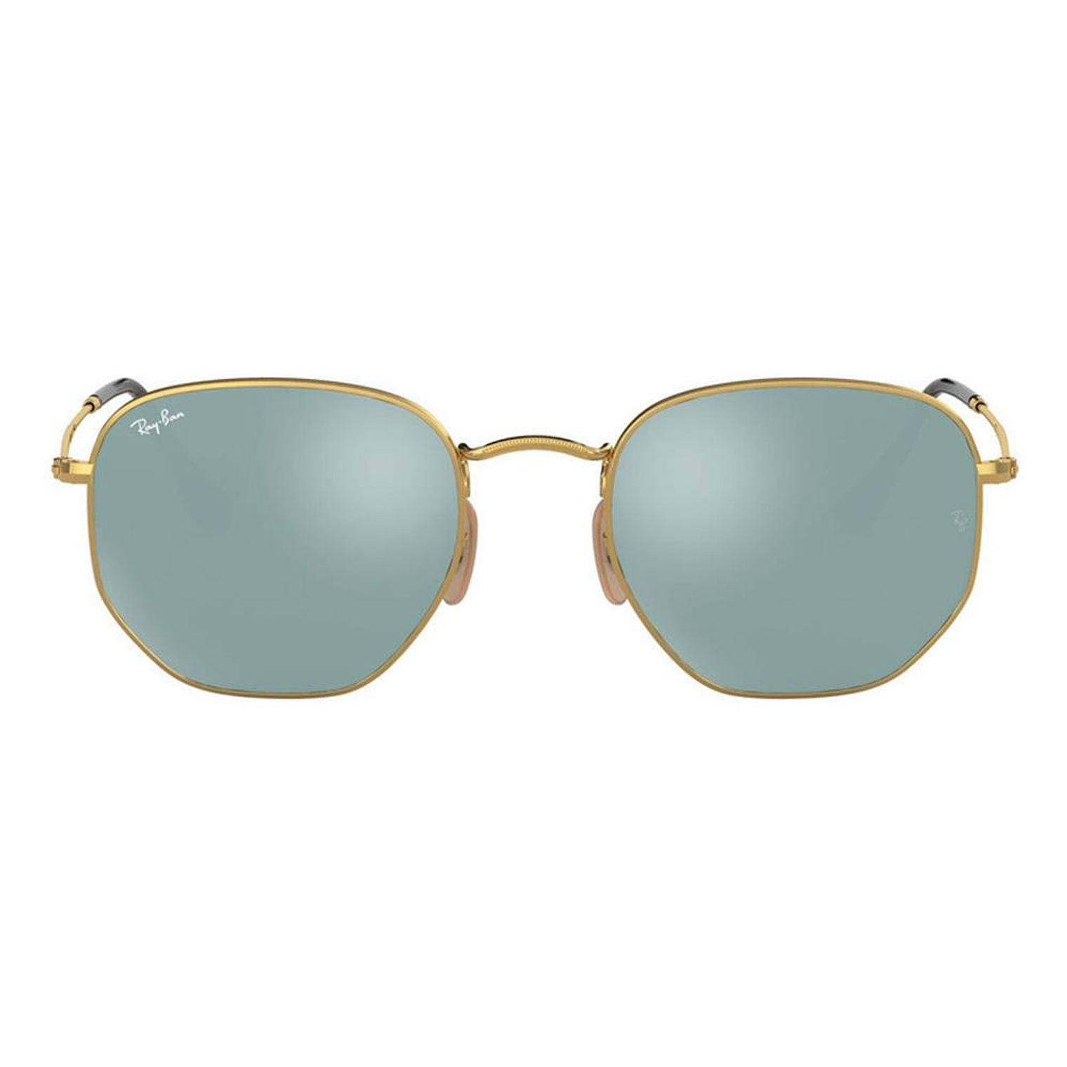 Lentes de Sol Ray Ban Espejado RB3548N 001/30 Color Celeste Talla 51mm 3