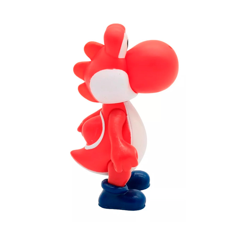 Muñeco Juguete Super Mario Bros - Figura Yoshi Color Rojo Colección 12 cm 3