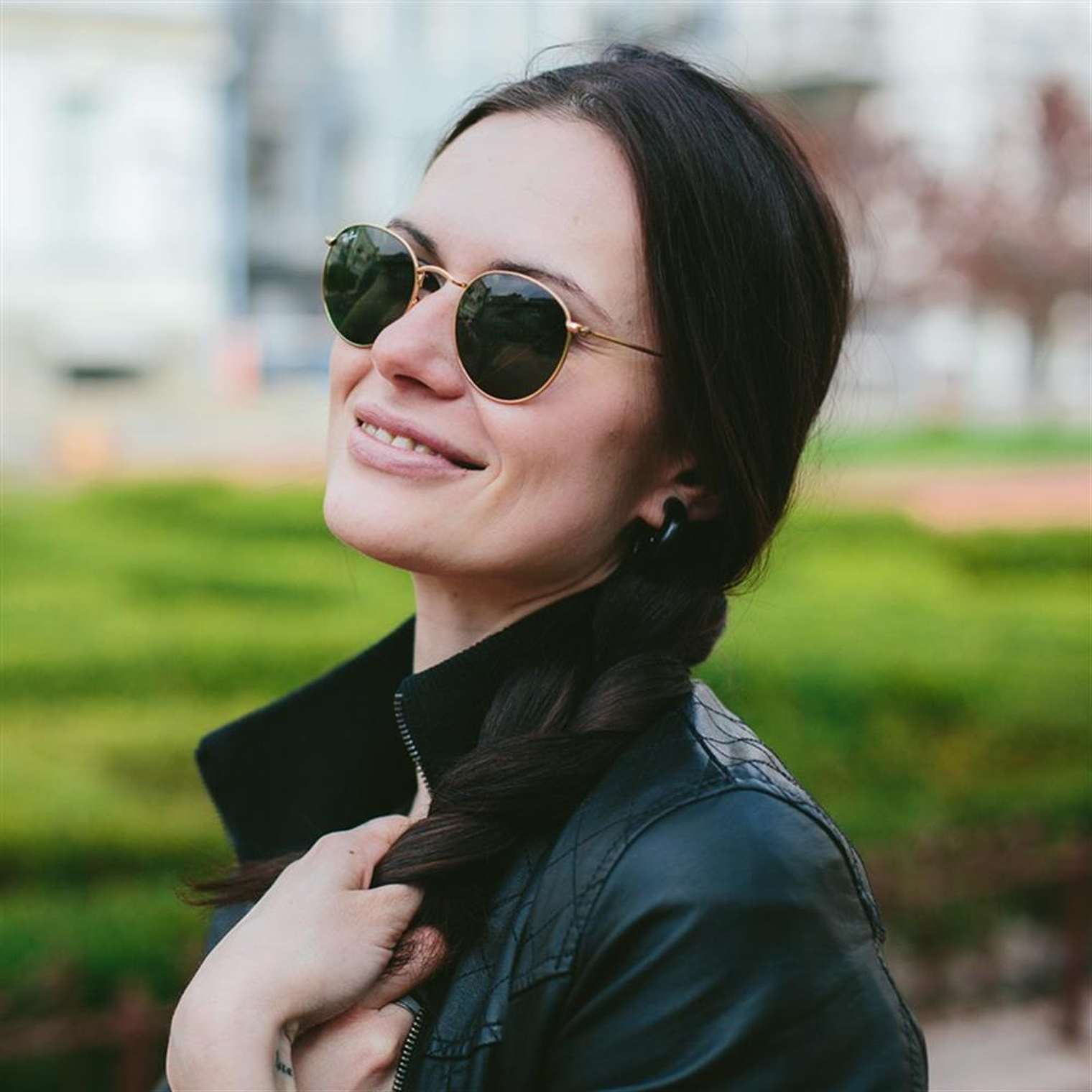 Lentes de Sol Ray Ban Round Metal RB3447 001 Color Dorado Talla 50mm 5