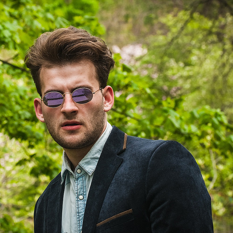  Lentes De Sol Ray Ban Oval Flat RB3547N 001/8O Lila Mirror Talla 51mm 5