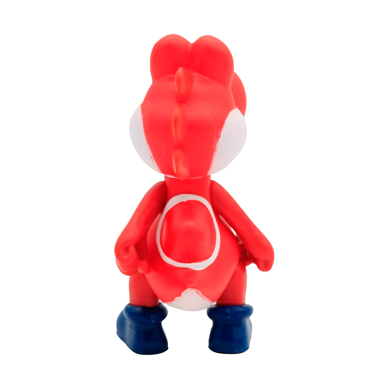 Muñeco Juguete Super Mario Bros - Figura Yoshi Color Rojo Colección 12 cm 4