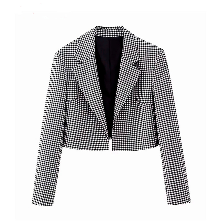 Blazer de Cuadros BE759 Tangada Mujer Talla S 1