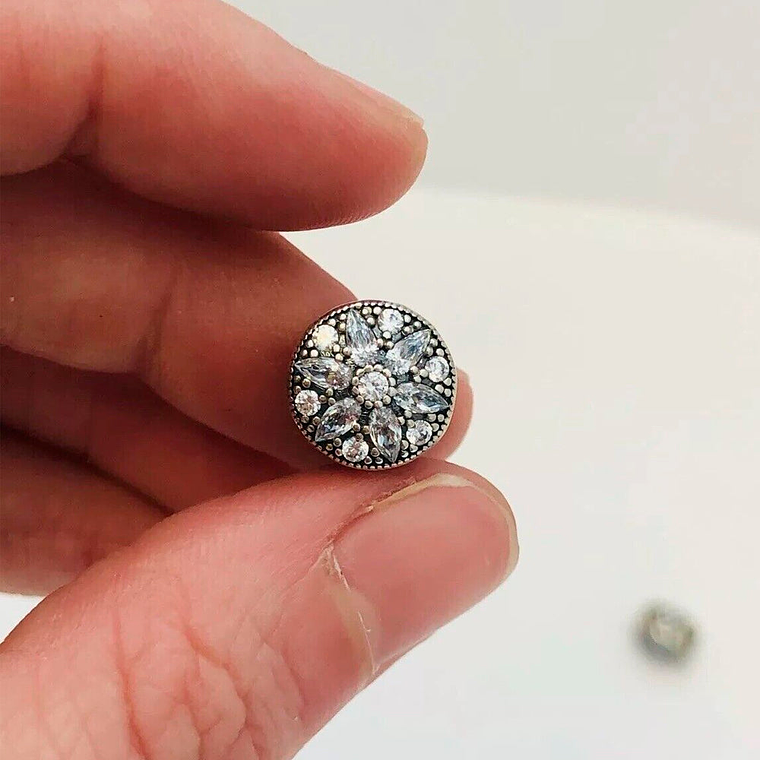 Charm Dije Pandora Original para Mujer 791762CZ Corazones Recortados Plata s925 3