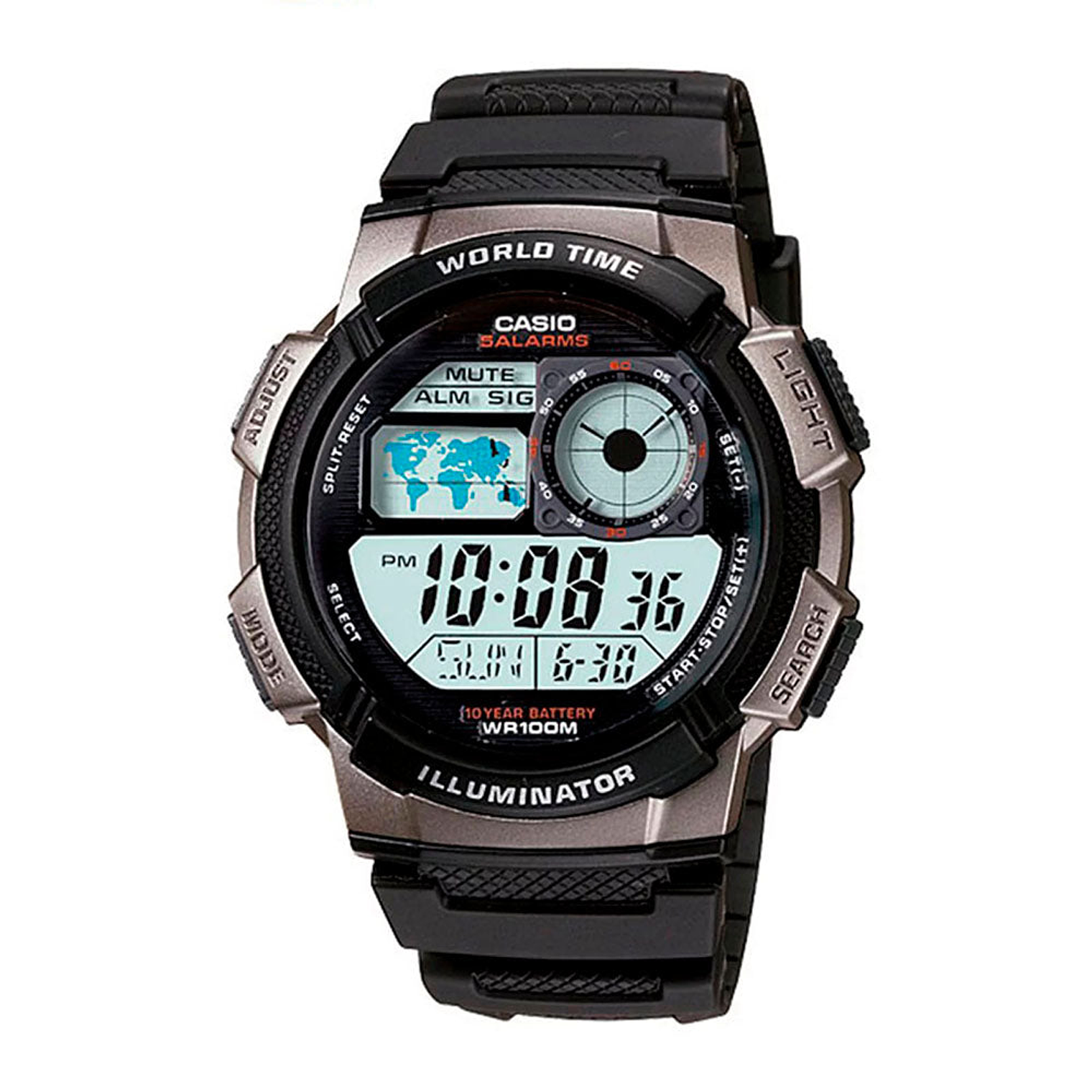 Reloj Digital Casio Original AE-1000W-1B para Hombre en Resina Color Negro 1