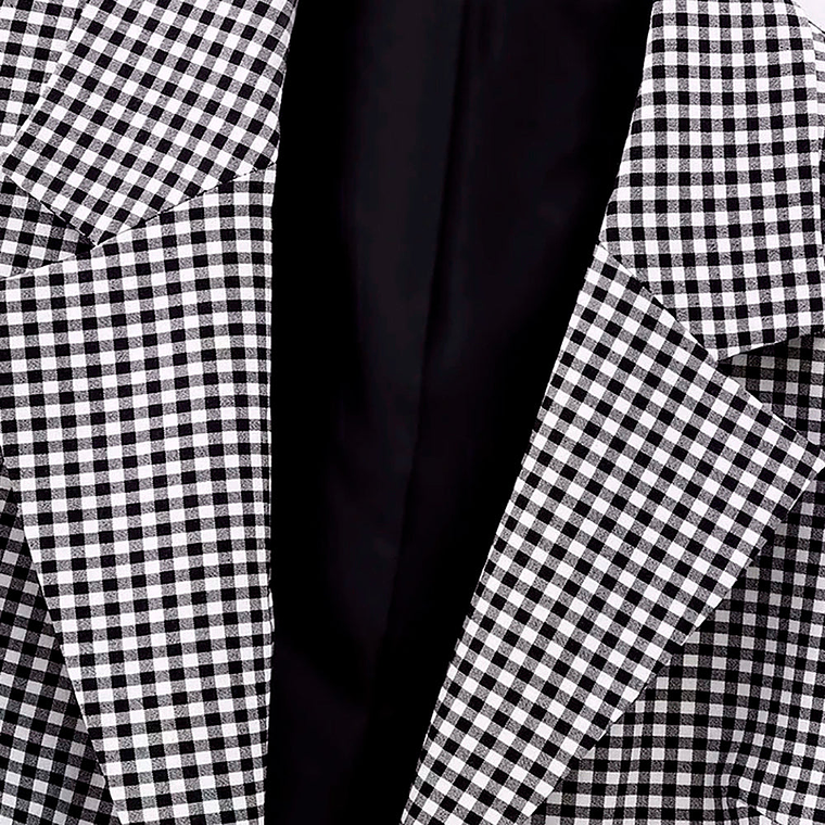 Blazer de Cuadros BE759 Tangada Mujer Talla S 2